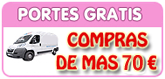 Gastos de envío gratuitos por compras de mas de 70 euros